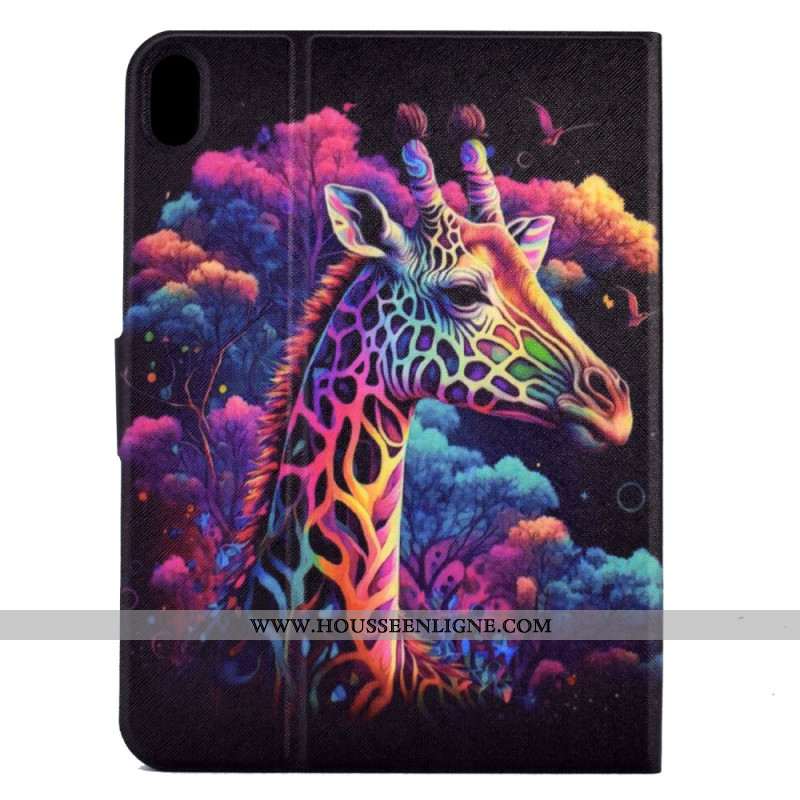 Housse Samsung Galaxy Tab S11 Girafe Colorée