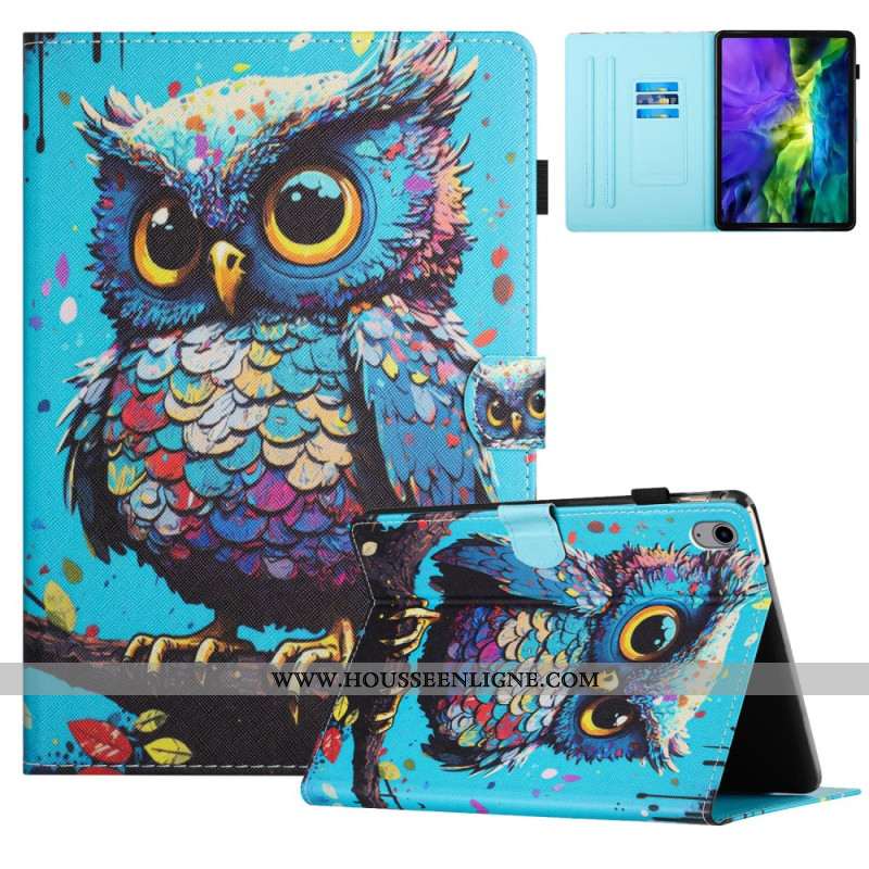 Housse Samsung Galaxy Tab S11 Hibou