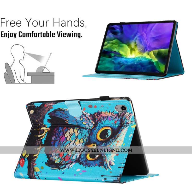 Housse Samsung Galaxy Tab S11 Hibou