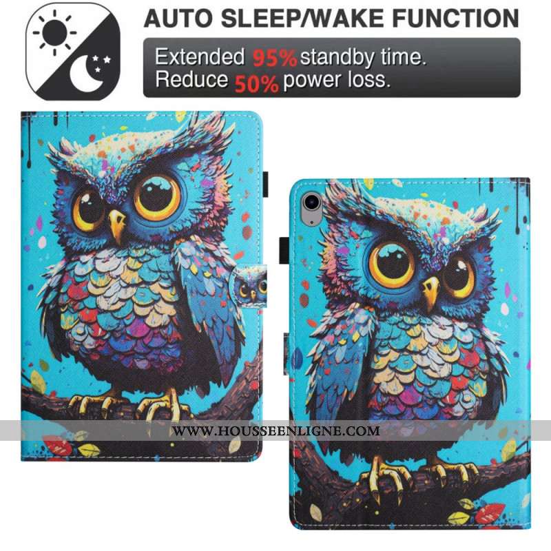 Housse Samsung Galaxy Tab S11 Hibou