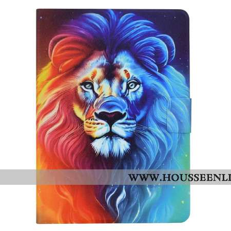 Housse Samsung Galaxy Tab S11 Lion Coloré