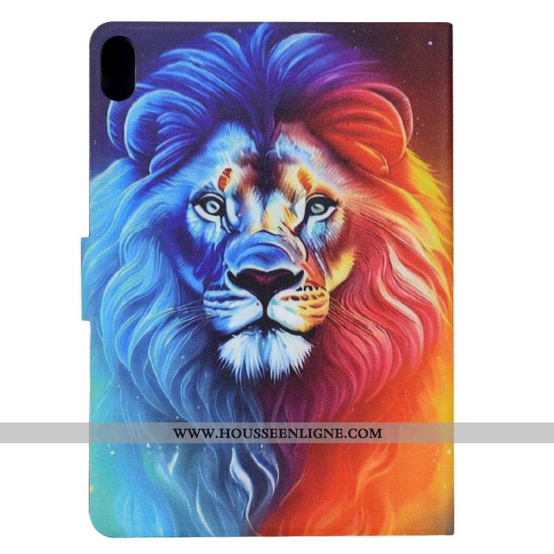 Housse Samsung Galaxy Tab S11 Lion Coloré
