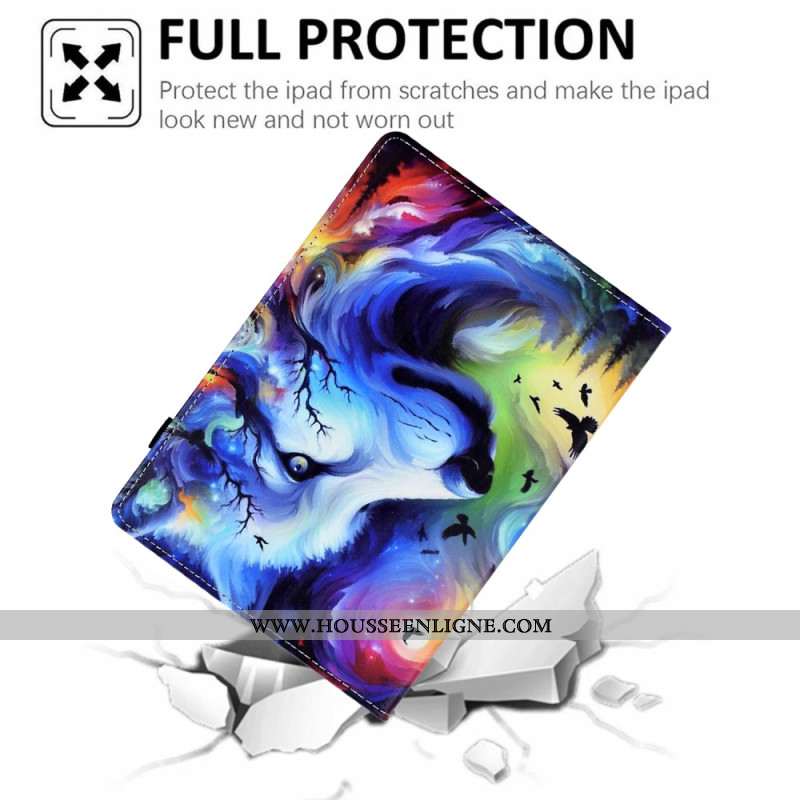 Housse Samsung Galaxy Tab S11 Loup aux Étoiles