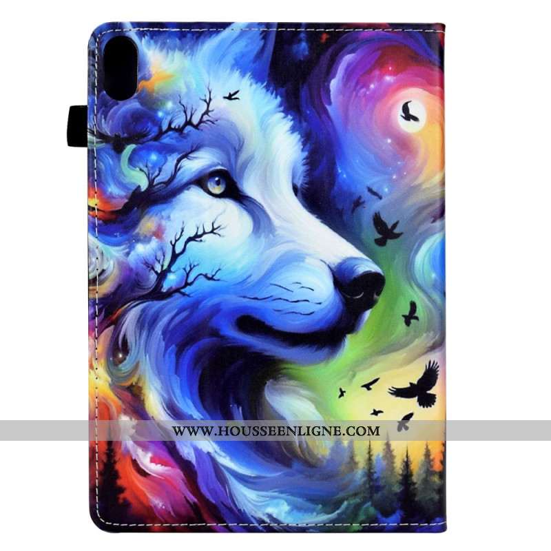 Housse Samsung Galaxy Tab S11 Loup aux Étoiles