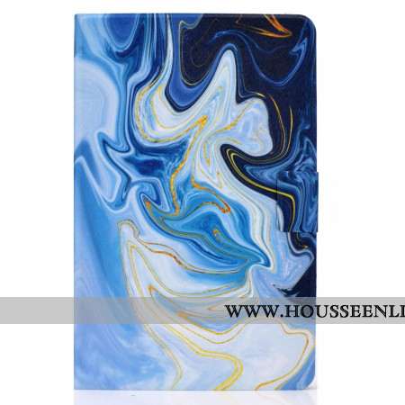 Housse Samsung Galaxy Tab S11 Marbre Bleu