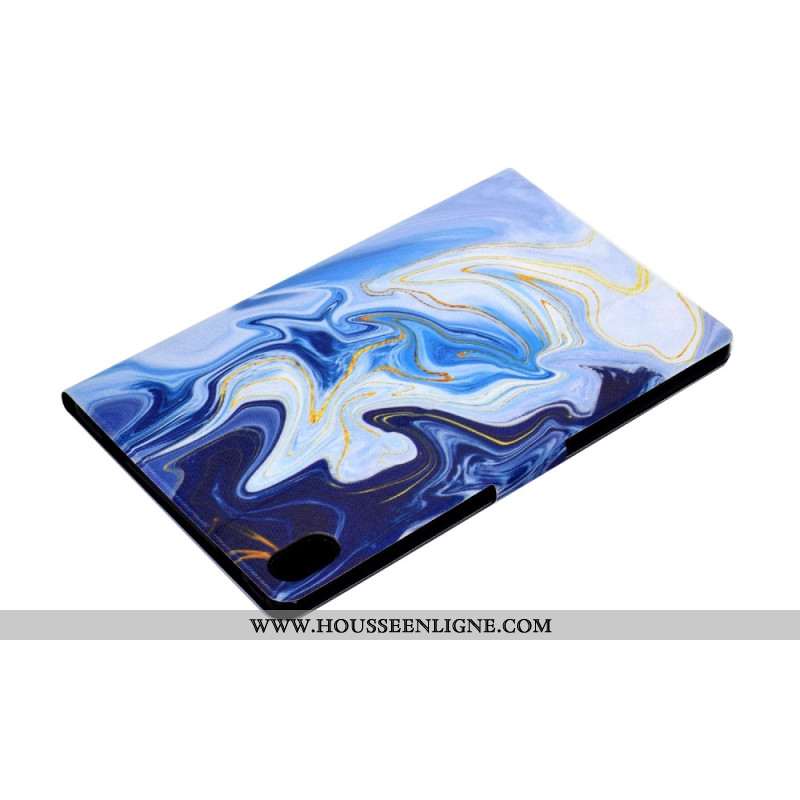 Housse Samsung Galaxy Tab S11 Marbre Bleu