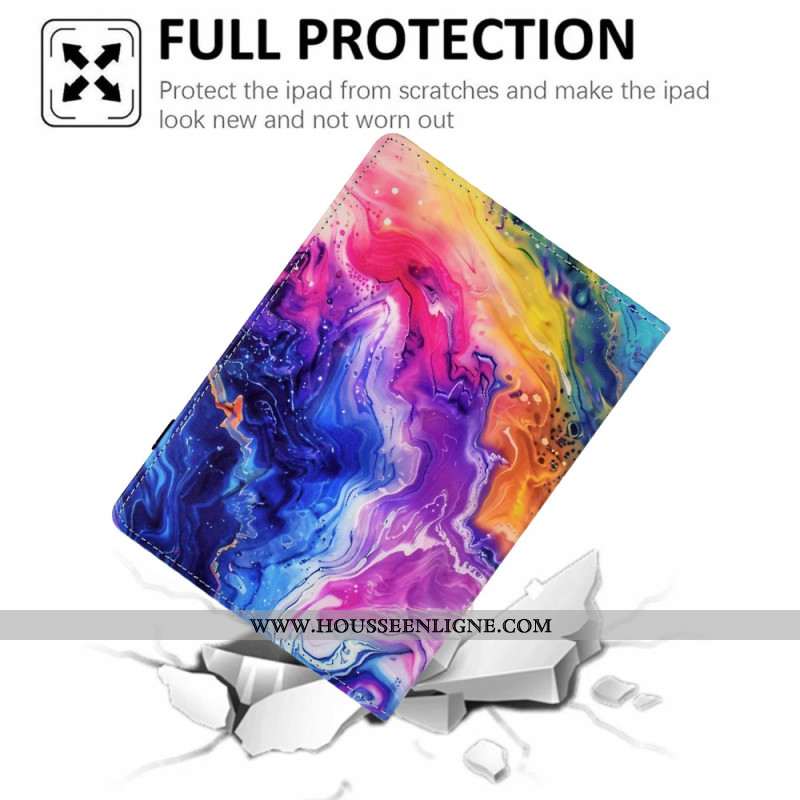Housse Samsung Galaxy Tab S11 Marbre Coloré