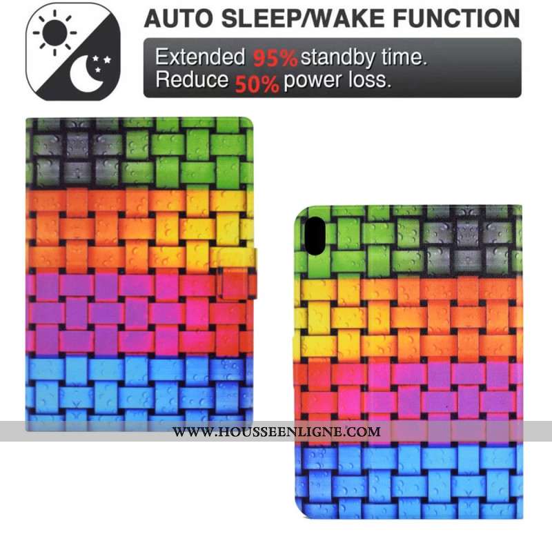 Housse Samsung Galaxy Tab S11 Motif Tressé