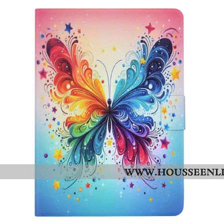Housse Samsung Galaxy Tab S11 Papillon Aquarelle