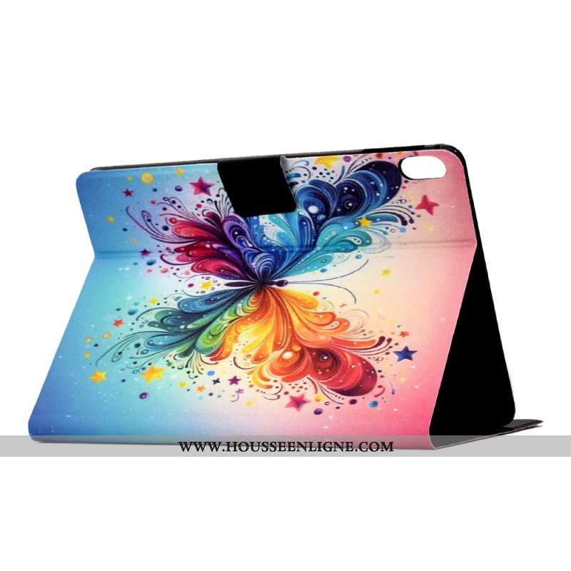 Housse Samsung Galaxy Tab S11 Papillon Aquarelle