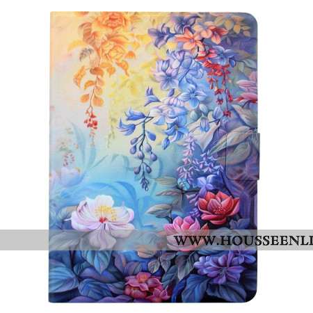 Housse Samsung Galaxy Tab S11 Peinture Florale