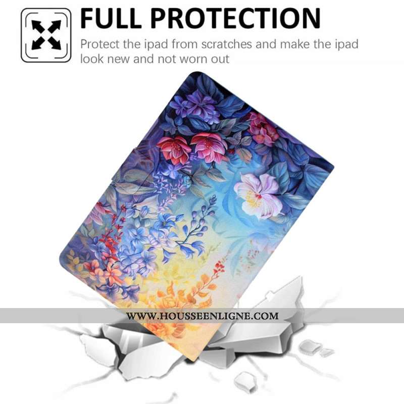 Housse Samsung Galaxy Tab S11 Peinture Florale