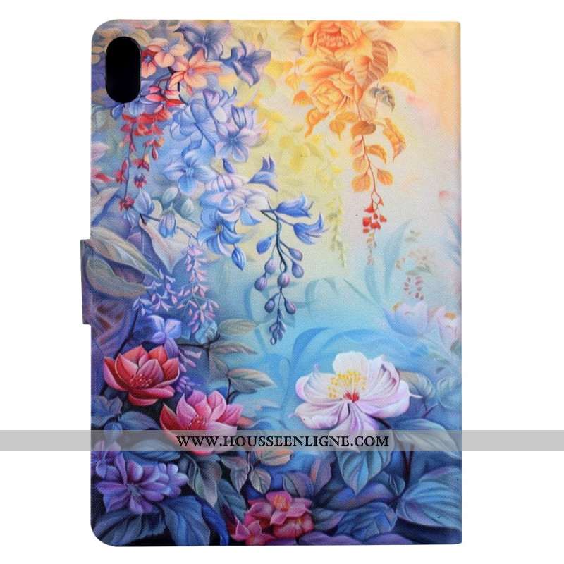 Housse Samsung Galaxy Tab S11 Peinture Florale