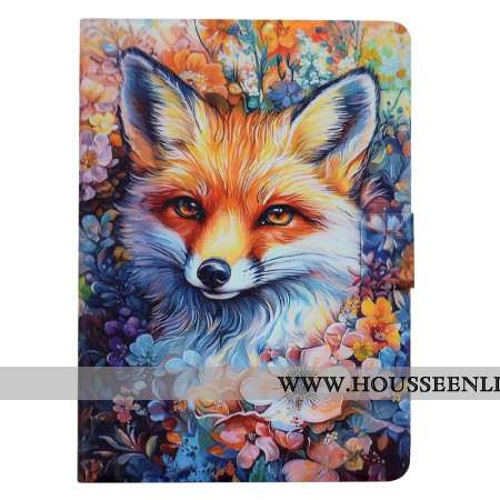 Housse Samsung Galaxy Tab S11 Peinture Renard