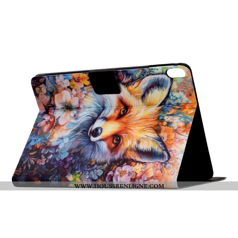 Housse Samsung Galaxy Tab S11 Peinture Renard