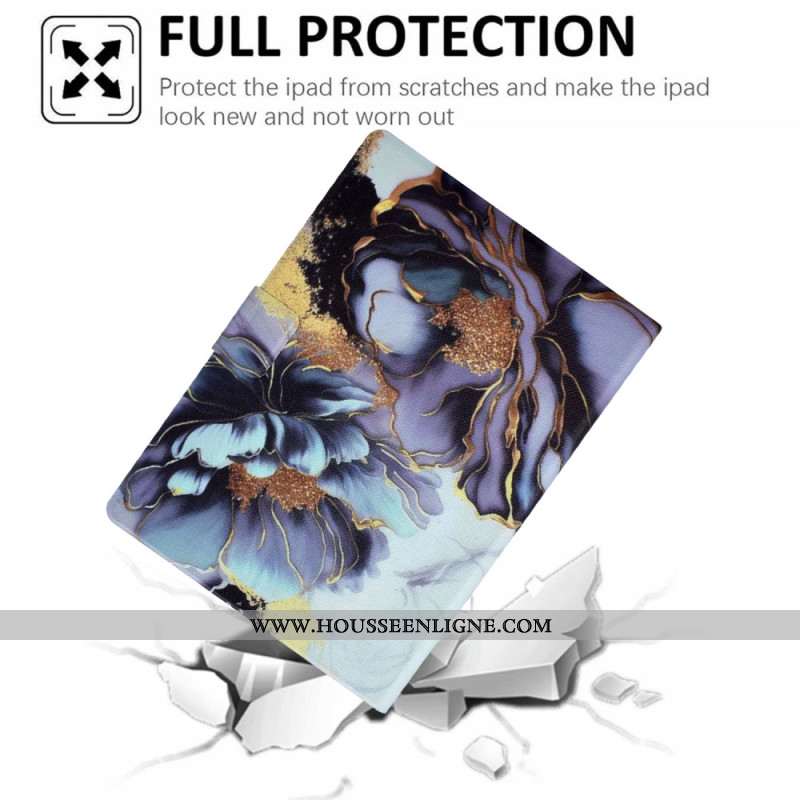 Housse Samsung Galaxy Tab S11 Pivoines