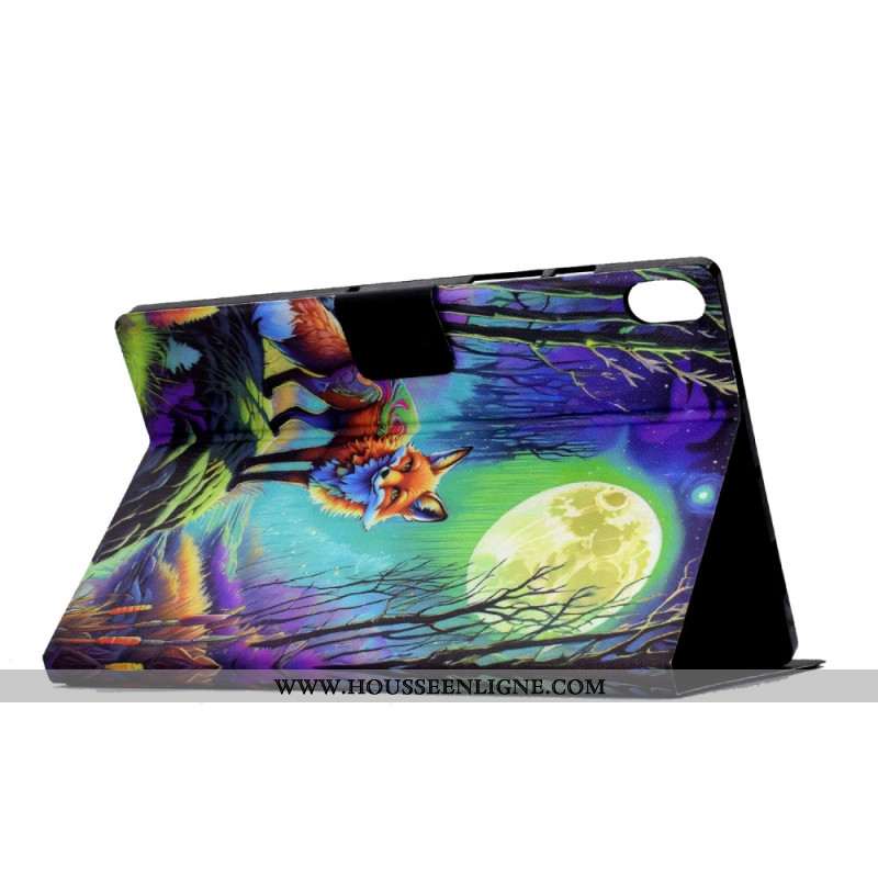 Housse Samsung Galaxy Tab S11 Renard au Clair de Lune