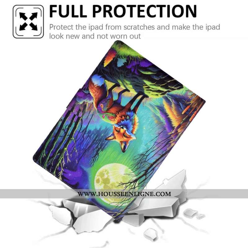 Housse Samsung Galaxy Tab S11 Renard au Clair de Lune