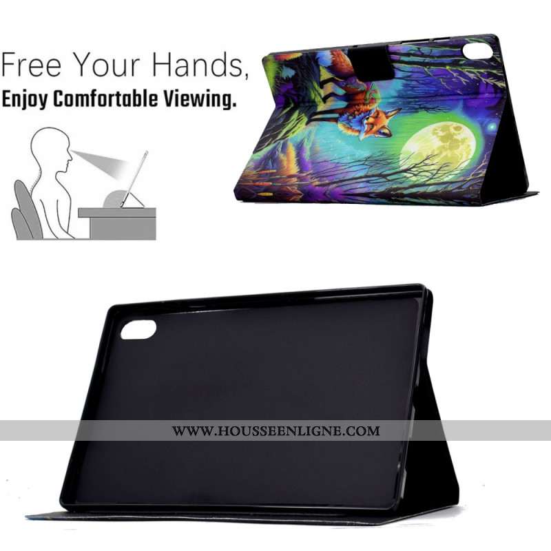 Housse Samsung Galaxy Tab S11 Renard au Clair de Lune
