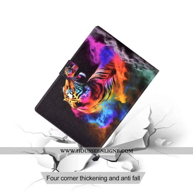 Housse Samsung Galaxy Tab S11 Tigre Coloré