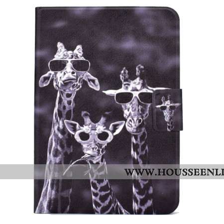 Housse Samsung Galaxy Tab S11 Trois Girafes