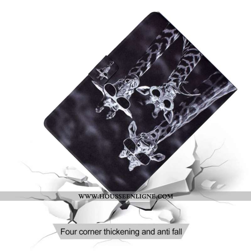 Housse Samsung Galaxy Tab S11 Trois Girafes