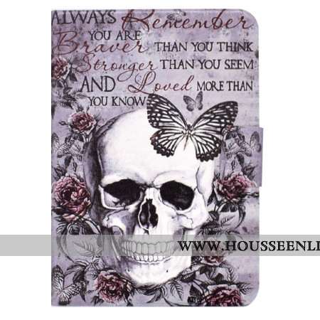 Housse Samsung Galaxy Tab S11 Tête de Mort