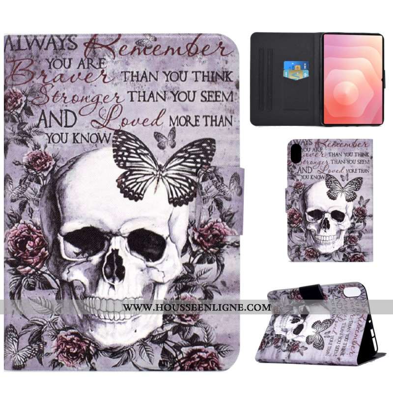 Housse Samsung Galaxy Tab S11 Tête de Mort