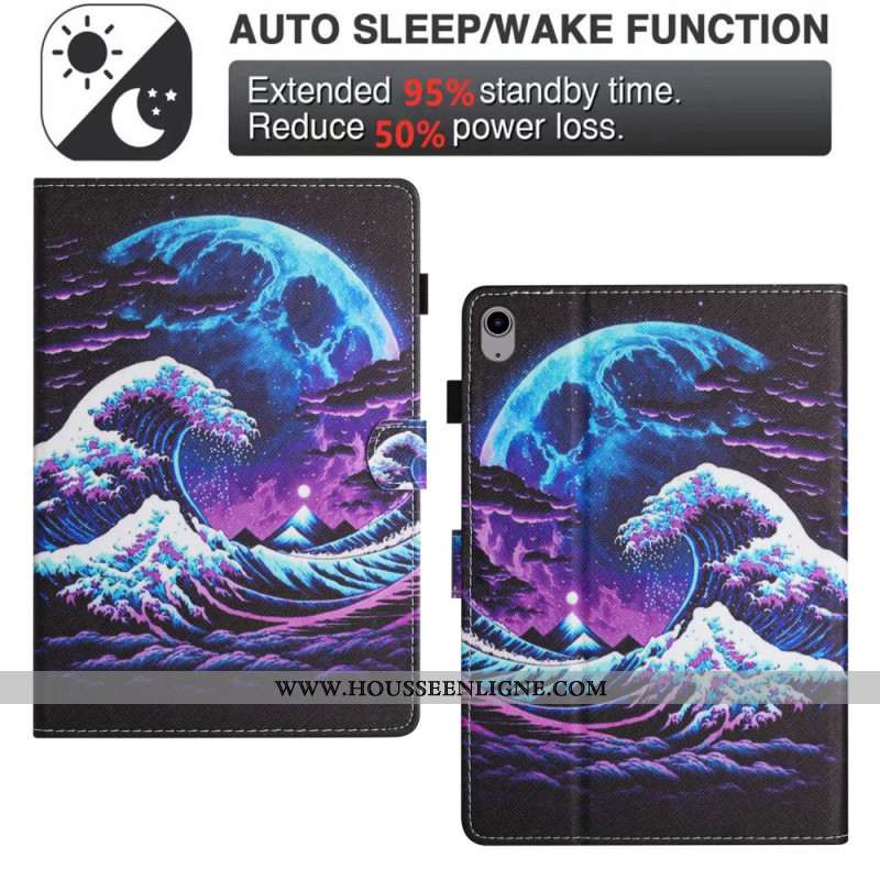 Housse Samsung Galaxy Tab S11 Vagues