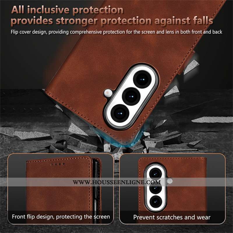 Housse Samsung Galaxy Z Fold 7 Effet Daim AZNS