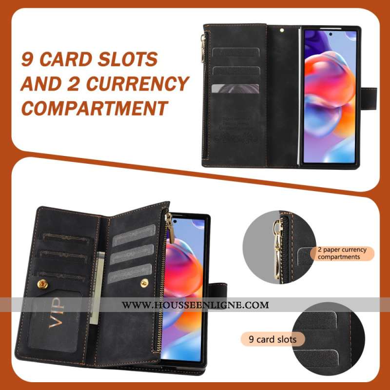 Housse Samsung Galaxy Z Fold 7 Portefeuille Bicolore