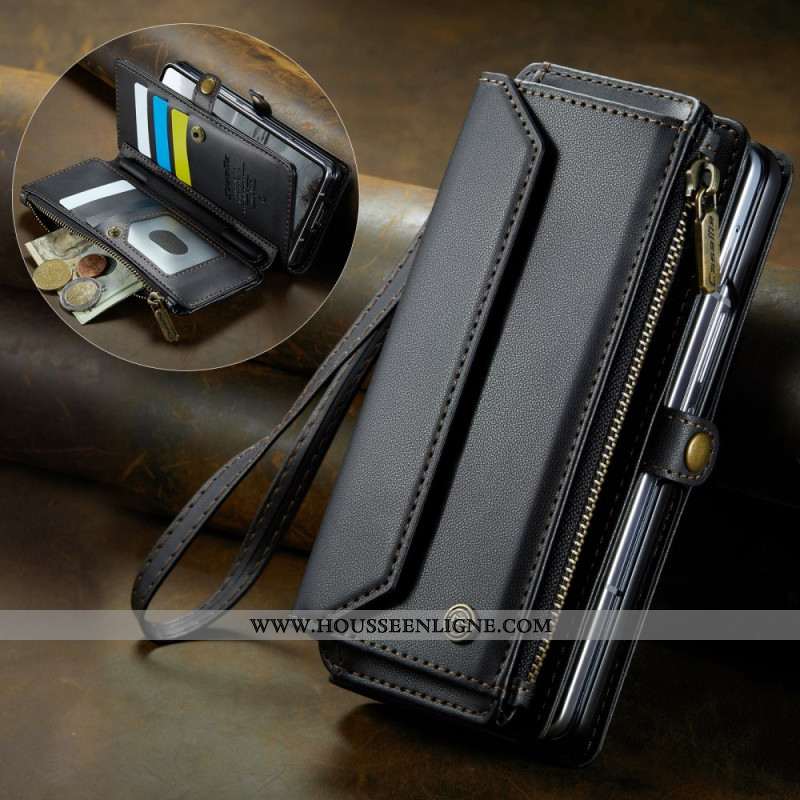 Housse Samsung Galaxy Z Fold 7 Portefeuille CASEME