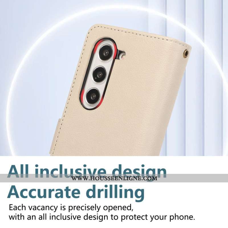 Housse Samsung Galaxy Z Fold 7 Portefeuille à Lanière