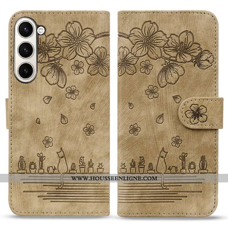 Housse Samsung Galaxy Z Fold 7 Scène de Chat