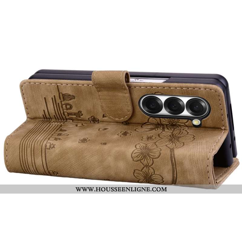 Housse Samsung Galaxy Z Fold 7 Scène de Chat