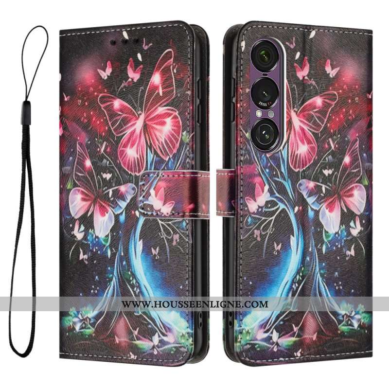 Housse Sony Xperia 1 VII Arbre aux Papillons