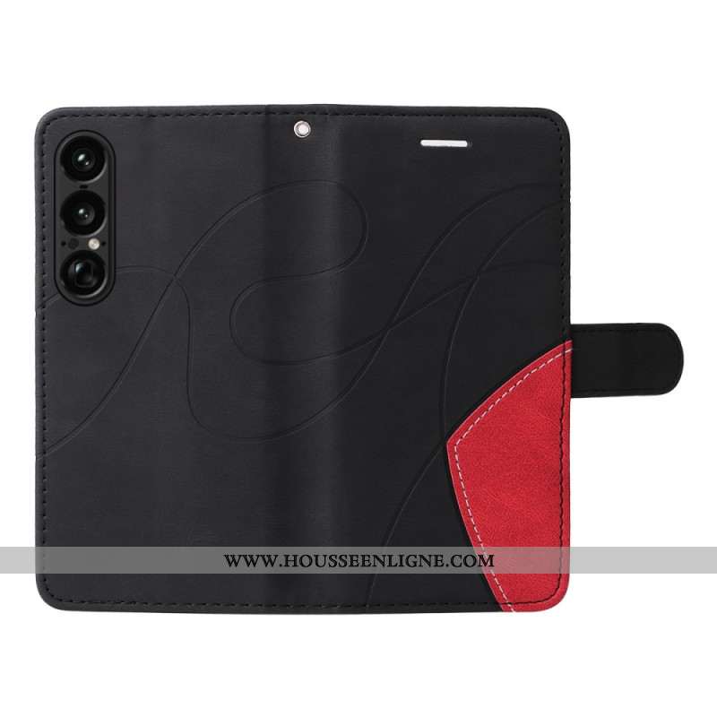 Housse Sony Xperia 1 VII Bicolore Ligne Ondulée