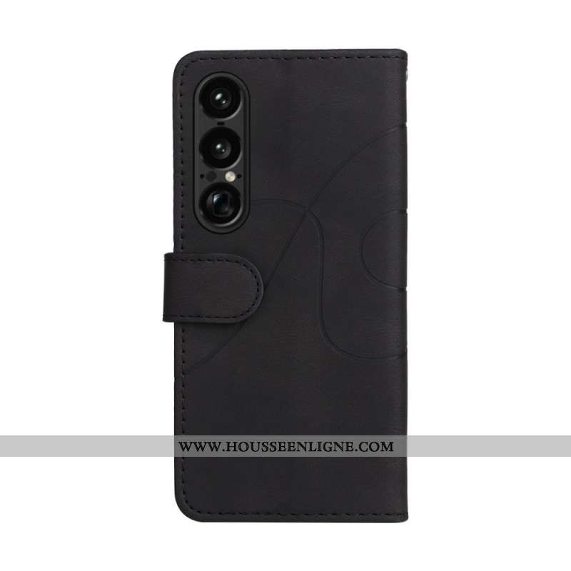 Housse Sony Xperia 1 VII Bicolore Ligne Ondulée