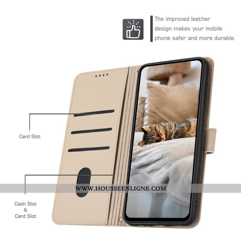 Housse Sony Xperia 1 VII Chats Cartoon à Lanière