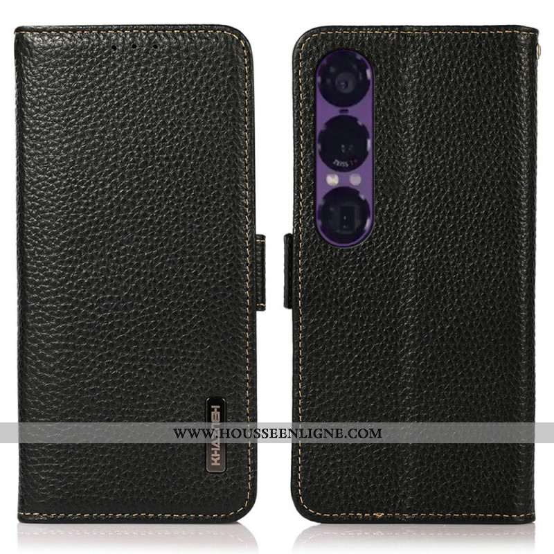 Housse Sony Xperia 1 VII Cuir KHAZNEH