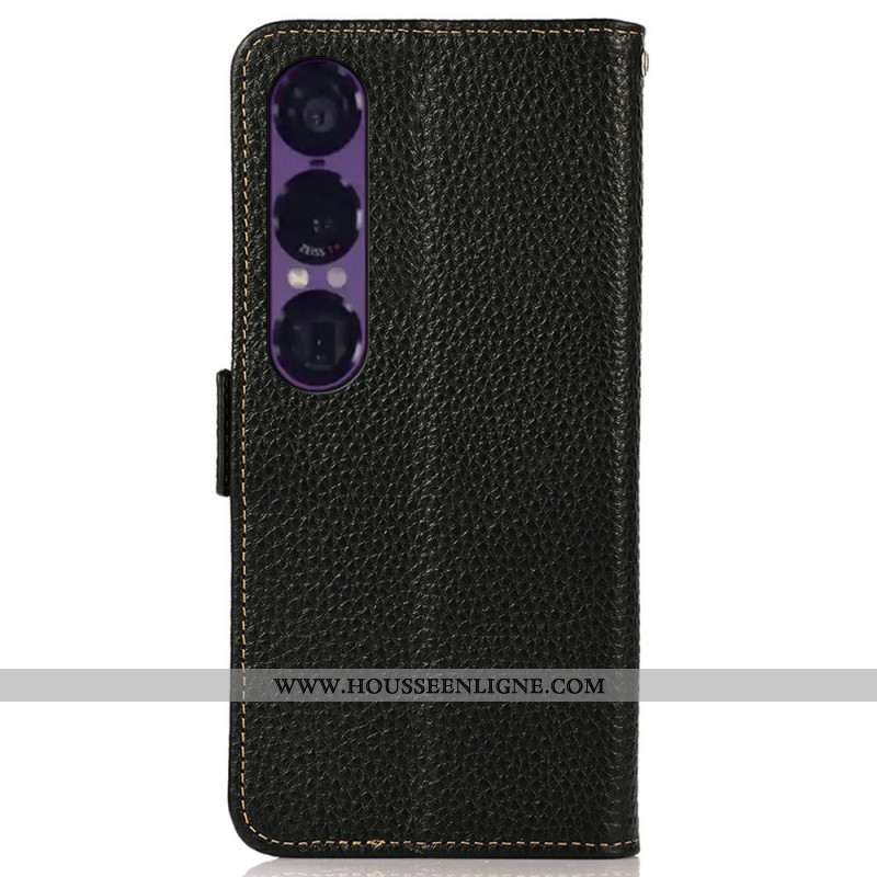 Housse Sony Xperia 1 VII Cuir KHAZNEH