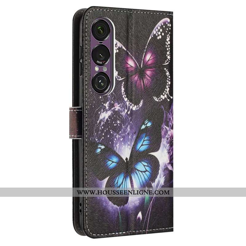 Housse Sony Xperia 1 VII Deux Papillons