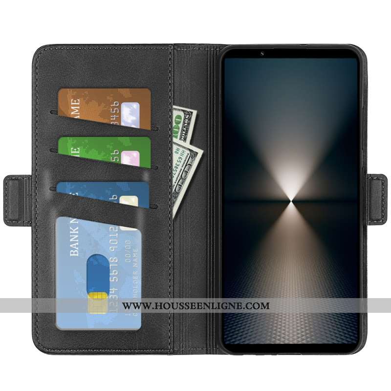 Housse Sony Xperia 1 VII Double Fermoir