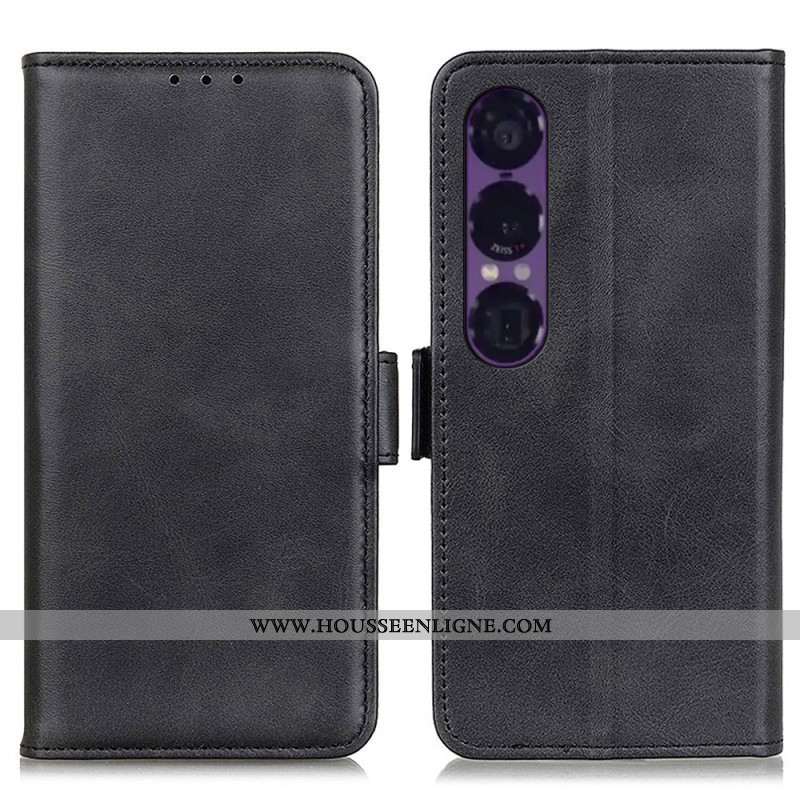Housse Sony Xperia 1 VII Double Fermoir