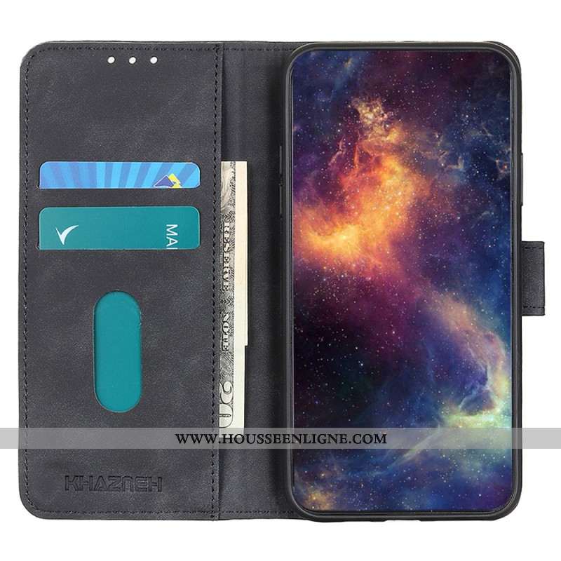 Housse Sony Xperia 1 VII Effet Cuir Vintage KHAZNEH