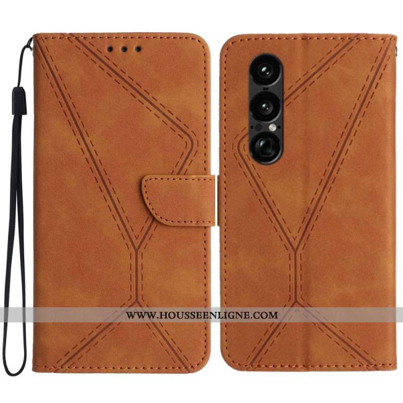 Housse Sony Xperia 1 VII Lignes et Tirés