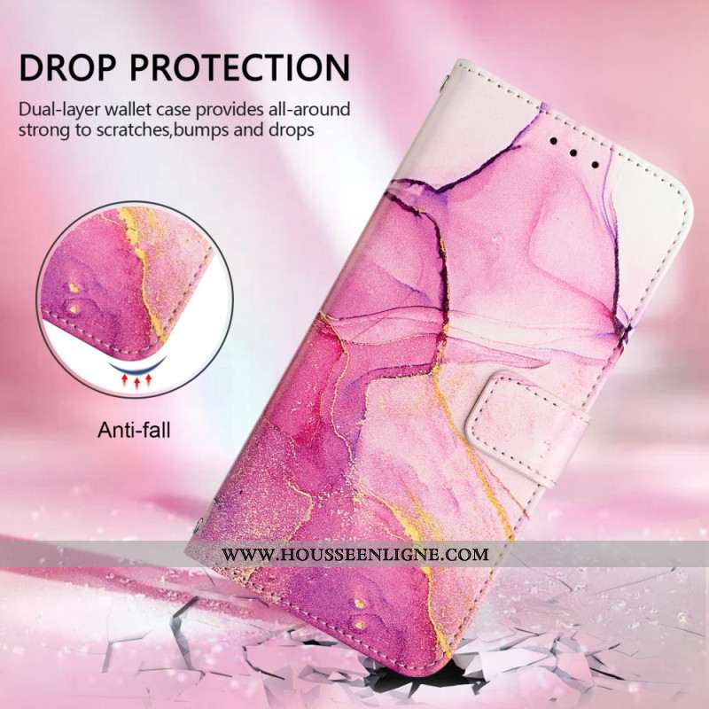 Housse Sony Xperia 1 VII Marbre à Lanière