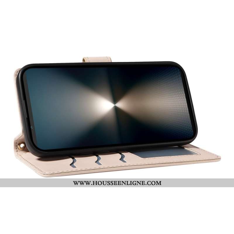 Housse Sony Xperia 1 VII Matelassée avec Lanière et Bandoulière