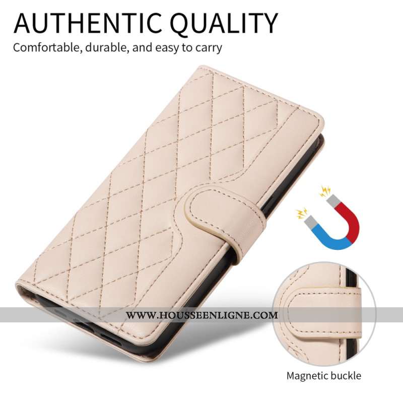 Housse Sony Xperia 1 VII Matelassée avec Lanière et Bandoulière