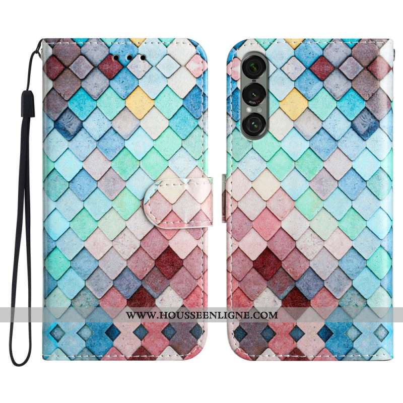 Housse Sony Xperia 1 VII Motif Grille